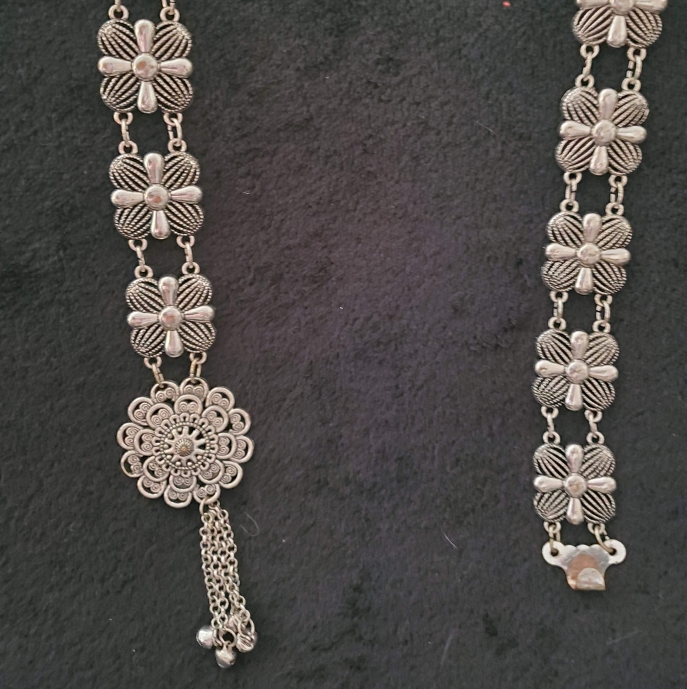 Silver concho belt